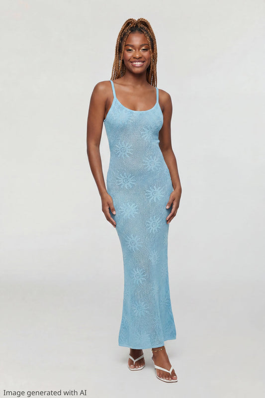 Crochet Sun Maxi Dress