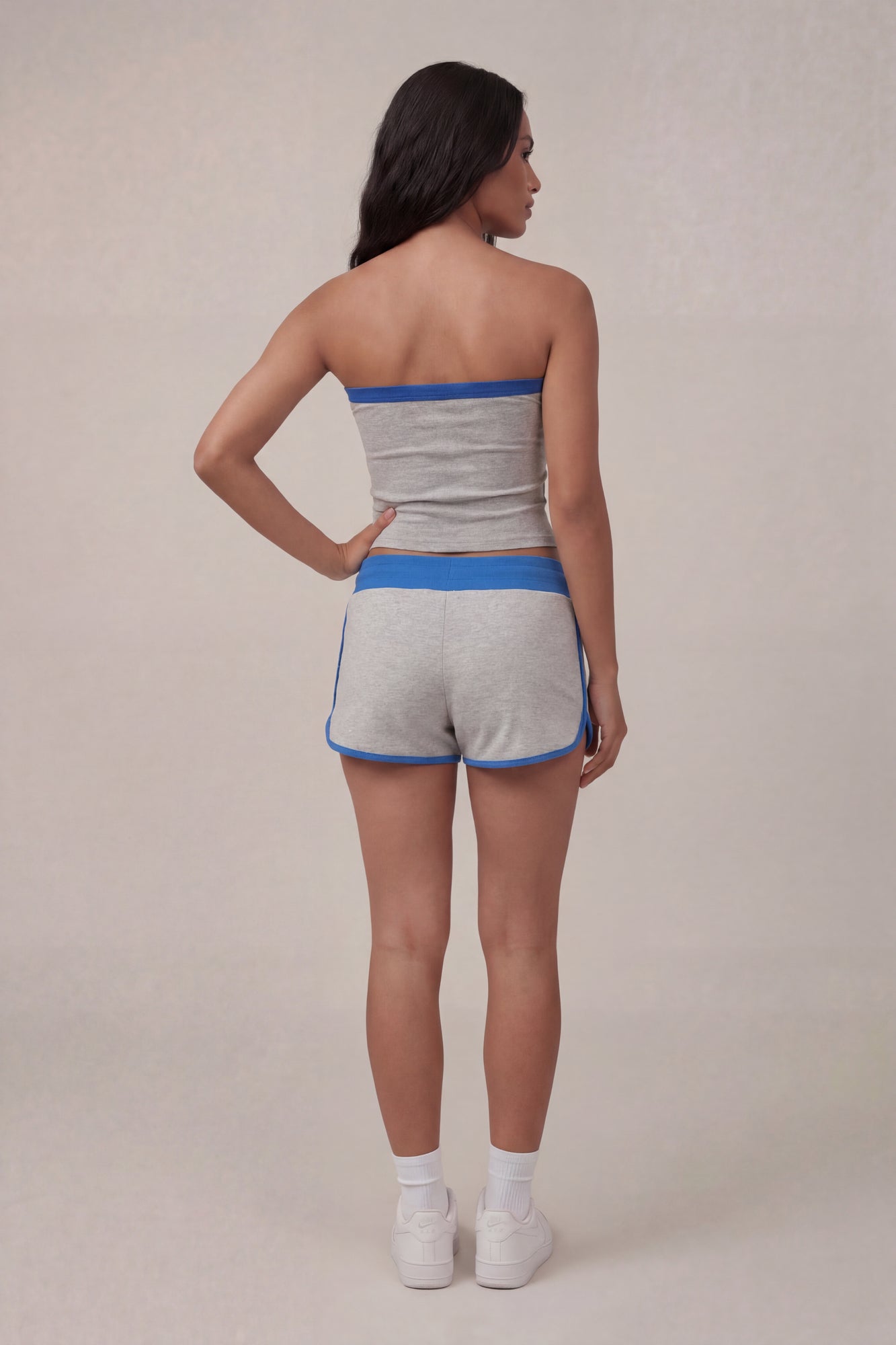 Graphic Drawstring Dolphin Short