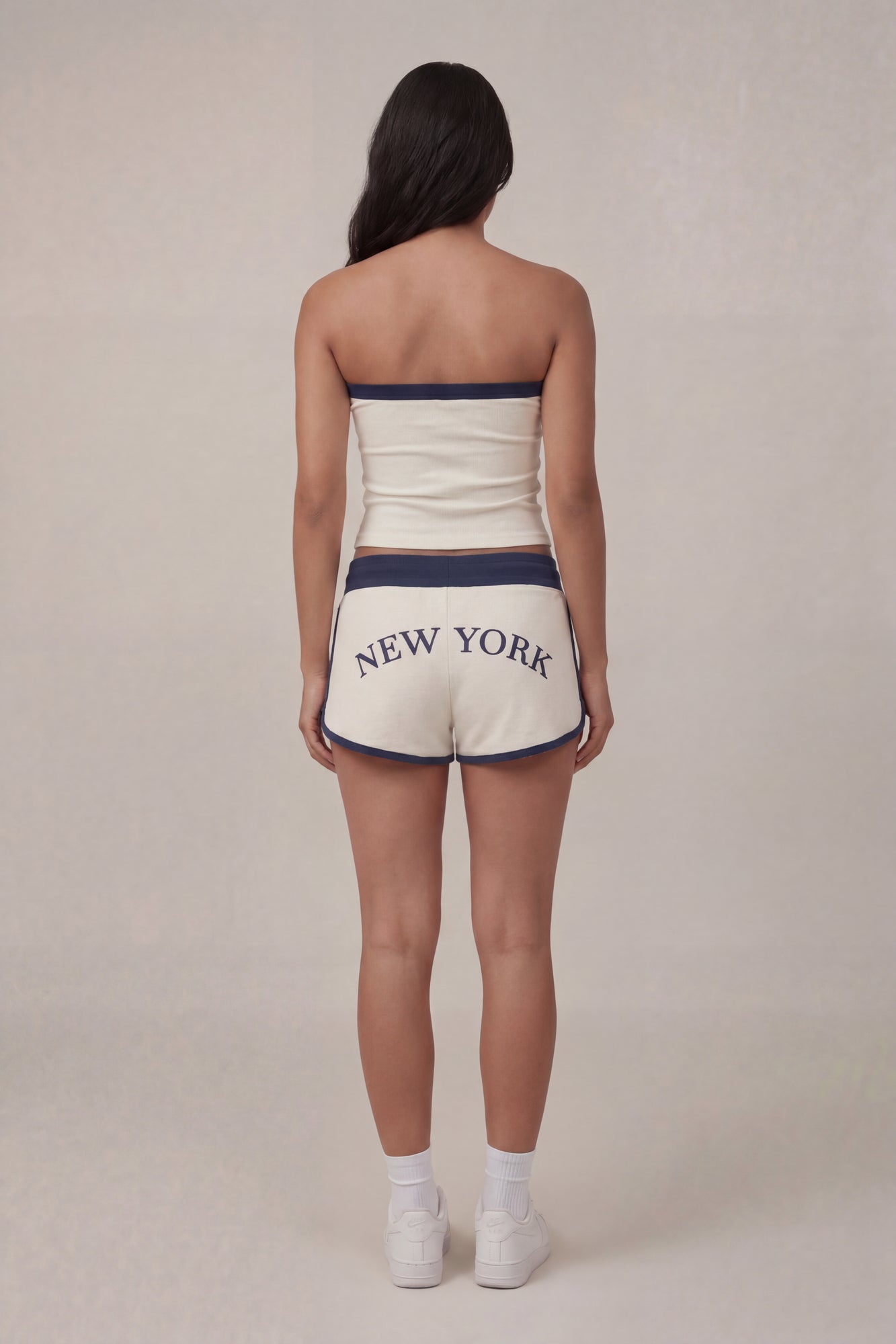 Graphic Drawstring Dolphin Short