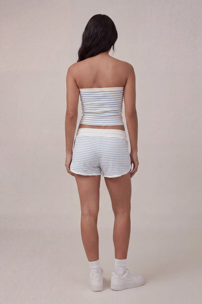 Graphic Drawstring Dolphin Short