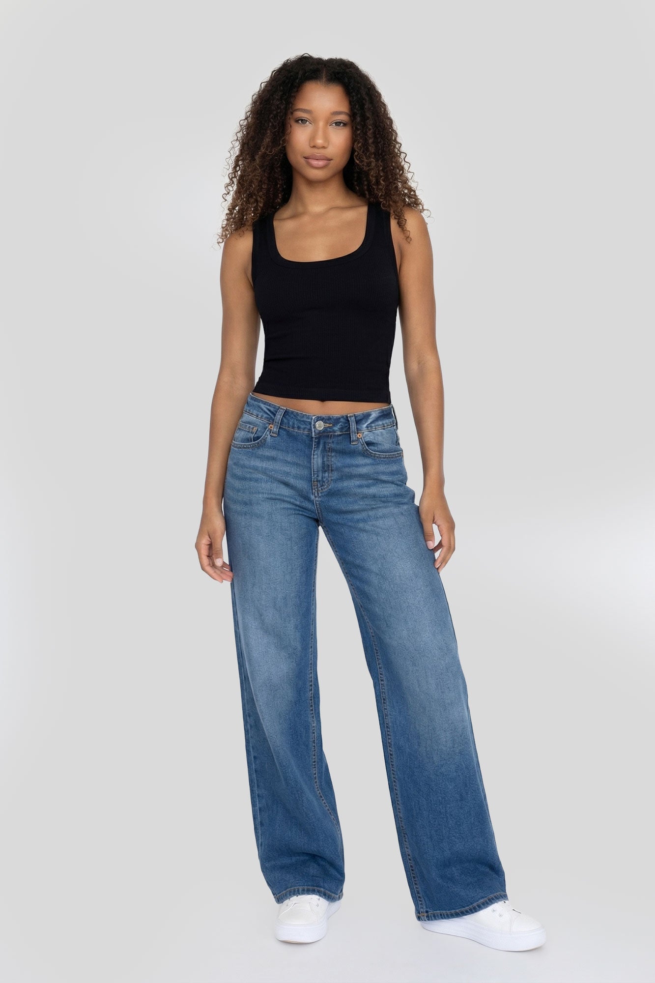 Seamless Ribbed Square Neck Tank