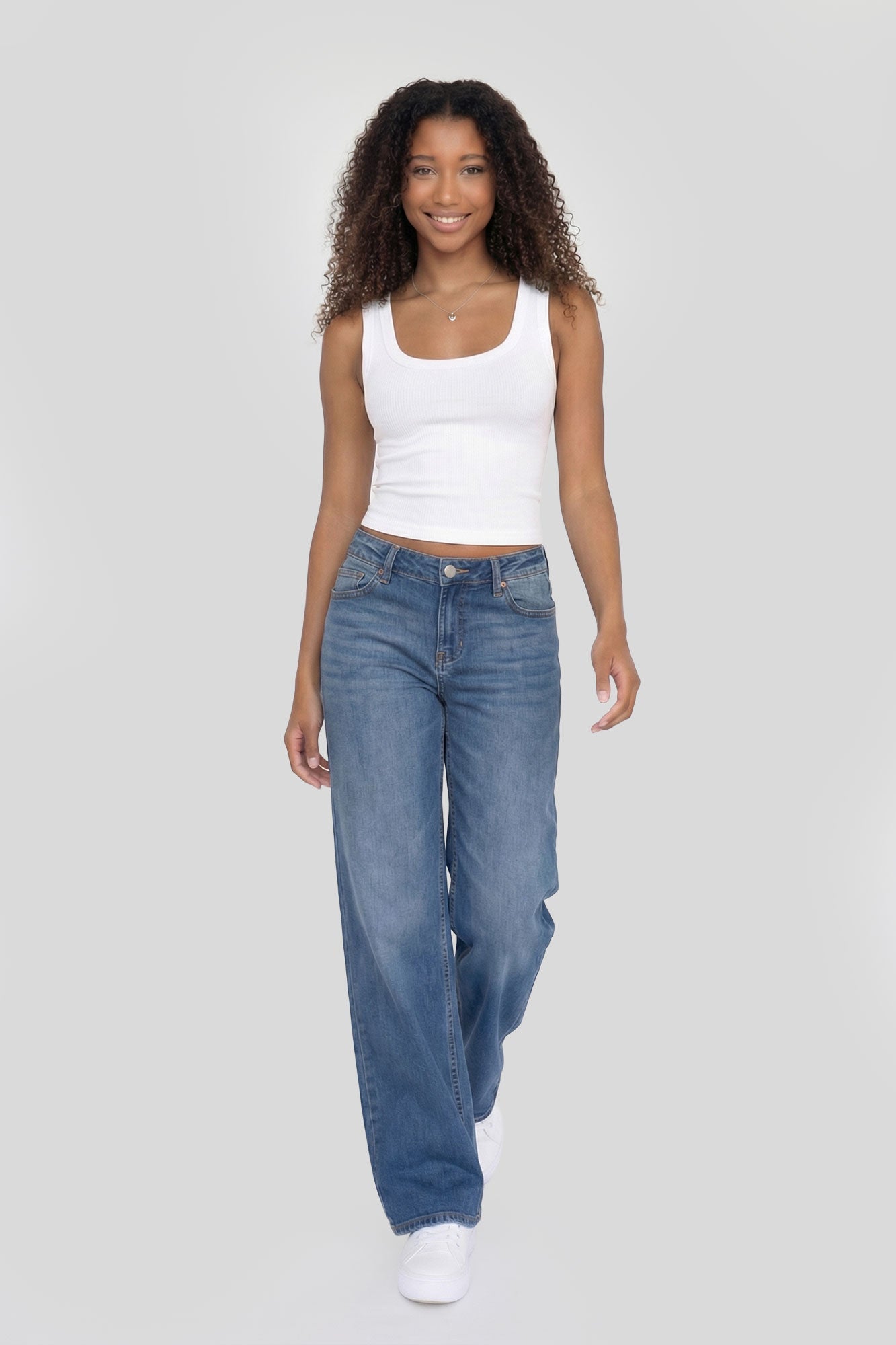 Seamless Ribbed Square Neck Tank