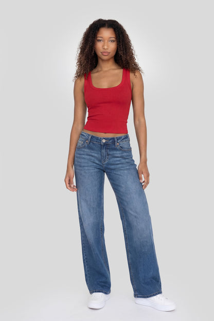 Seamless Ribbed Square Neck Tank