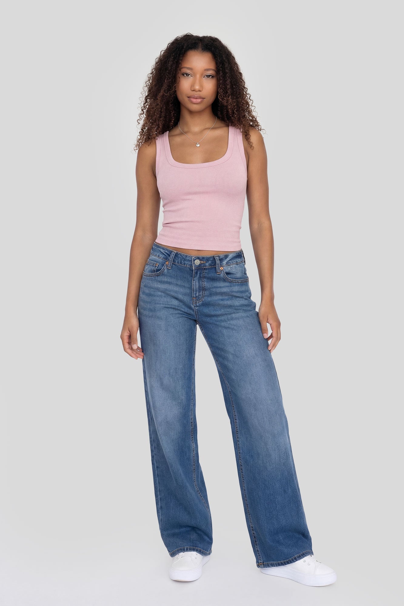 Seamless Ribbed Square Neck Tank