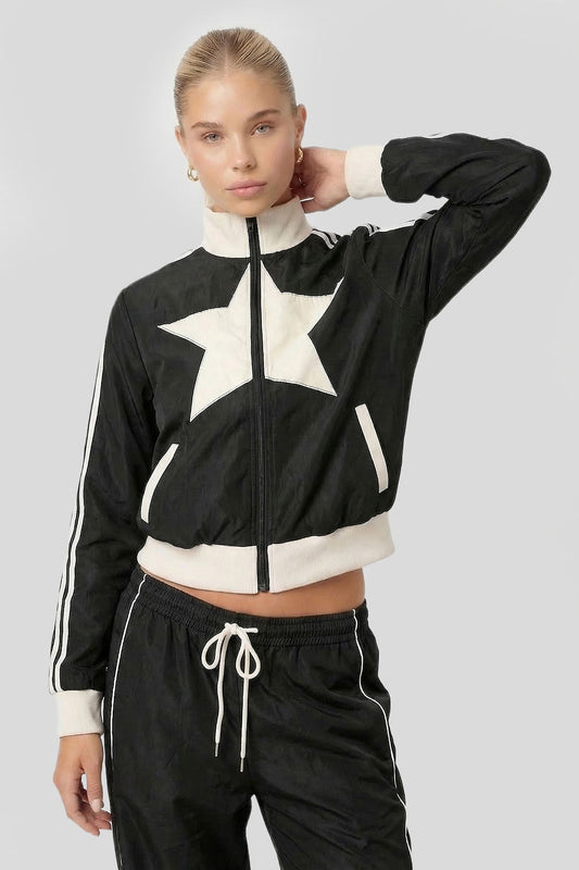 Nylon Star Track Jacket