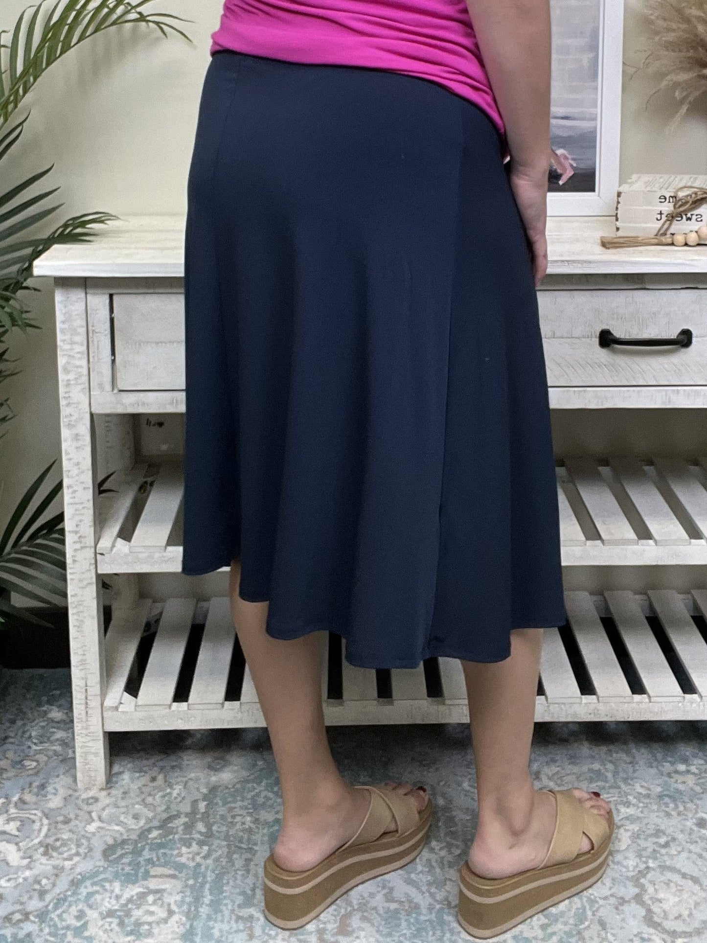 New Addiction Women's A-Line Straight Hemline Skirt