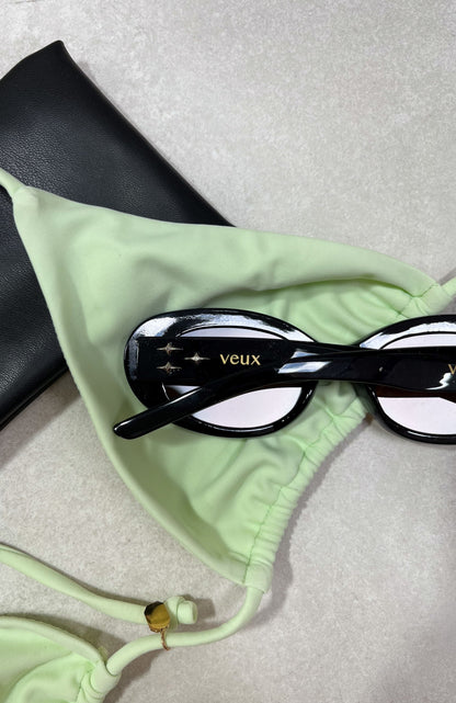 Emerald Sunglasses Black/Chocolate
