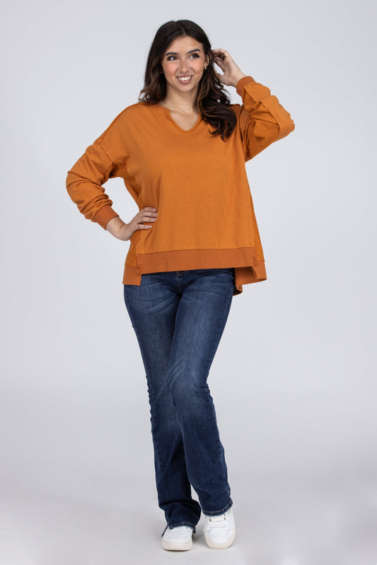 Holding Hands Women's Drop Long Sleeve Top