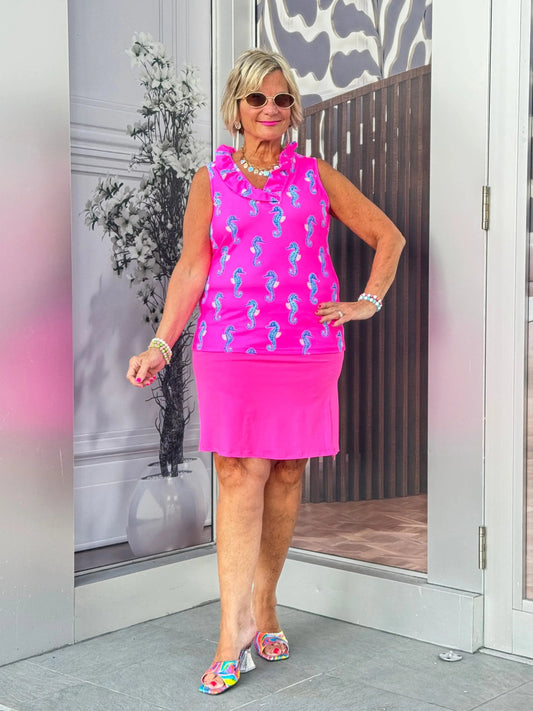 HOT PINK SKORT