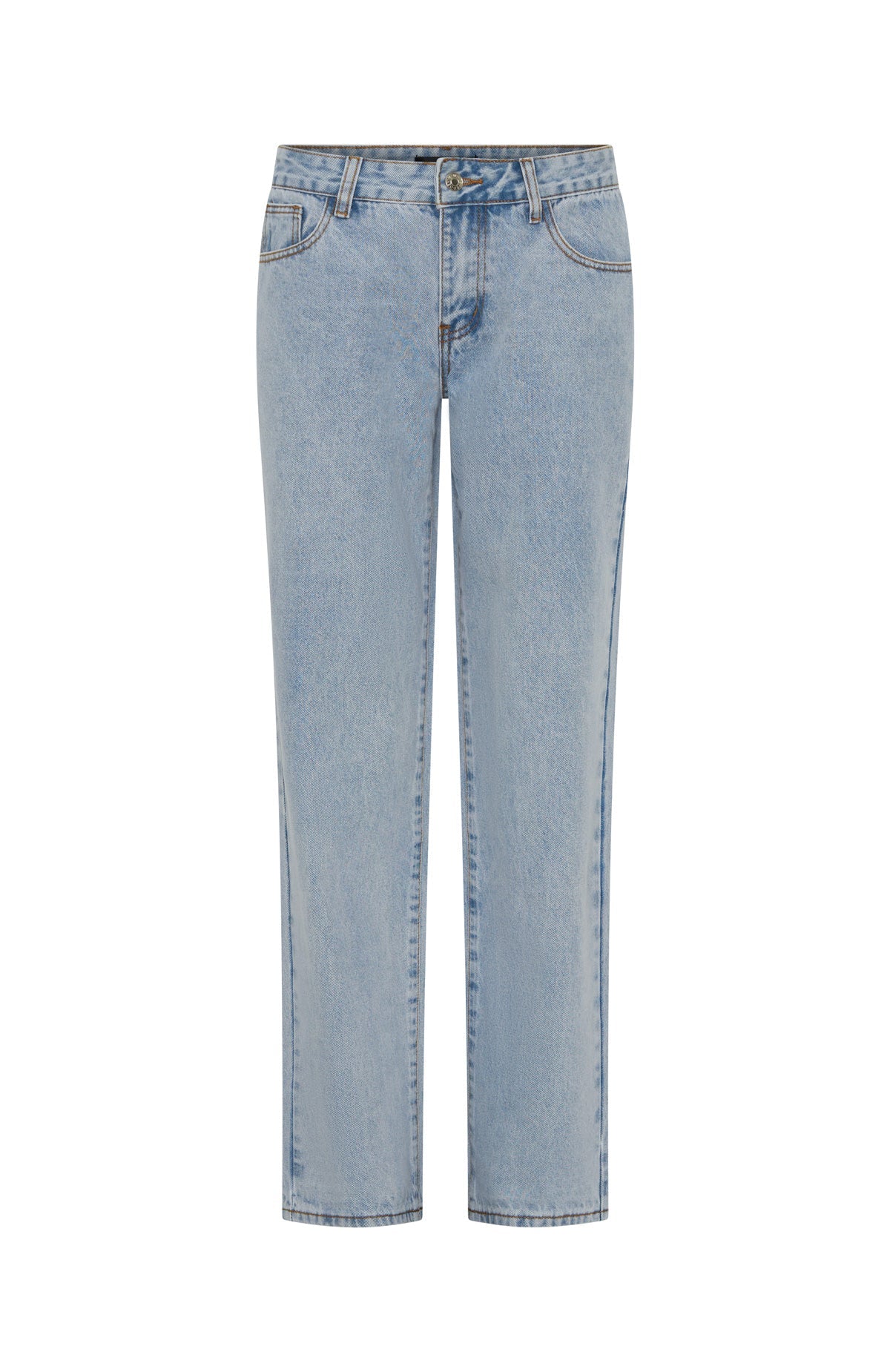 Bring The Style Low Rise Wide Leg Jeans Glacier Blue Wash