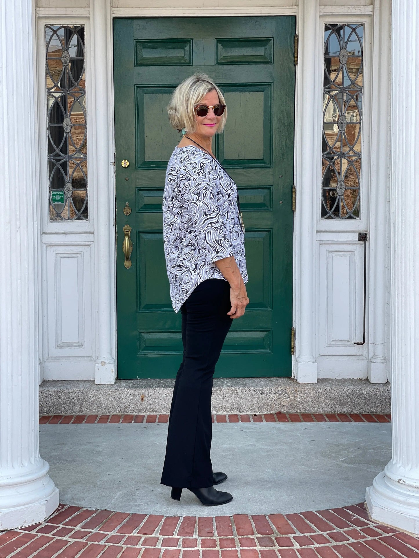 ELEGANT EXPRESSIONS ASYMMETRIC TOP