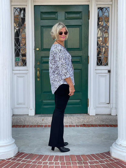 ELEGANT EXPRESSIONS ASYMMETRIC TOP