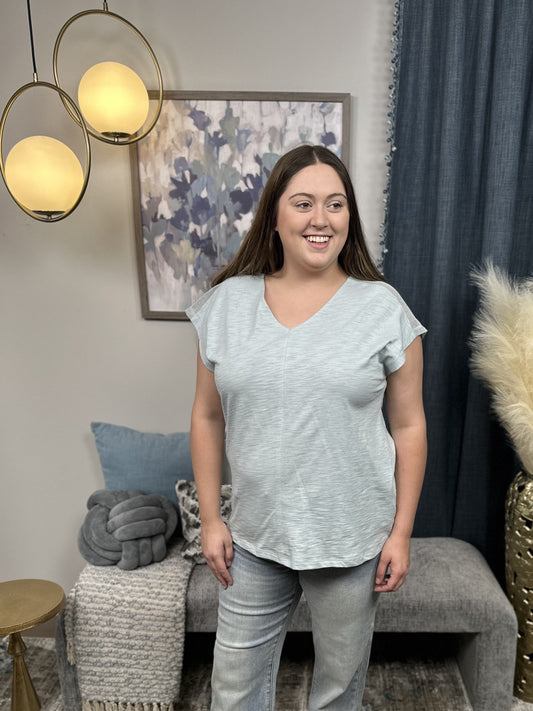 Broken Arrow Women's Mesh Layering Short Sleeve Top
