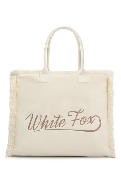 Addyson Beach Tote Bag Cream