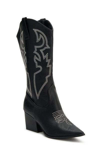 Alice Cowboy Boots Black