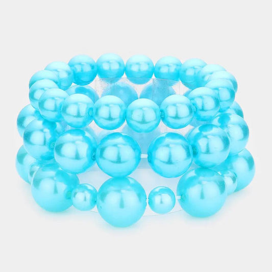 AQUA STACKABLE BRACELET