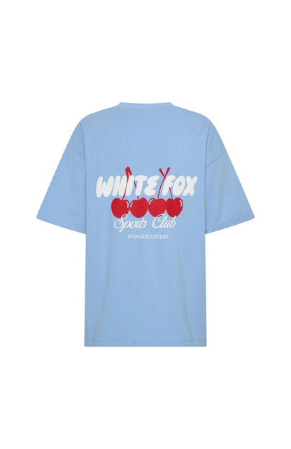 Club 14 Cassie Oversized Tee Blue