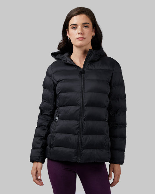 WOMEN'S LIGHTWEIGHT PACKABLE HOODED JACKET