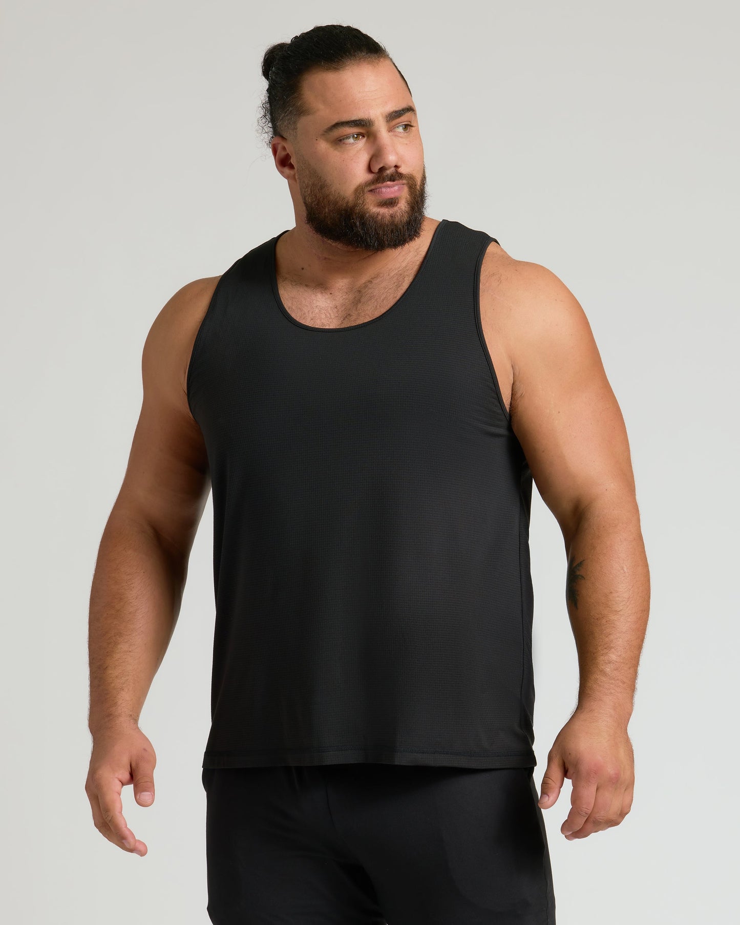 Black & Navy Active Mesh Tank 6-Pack