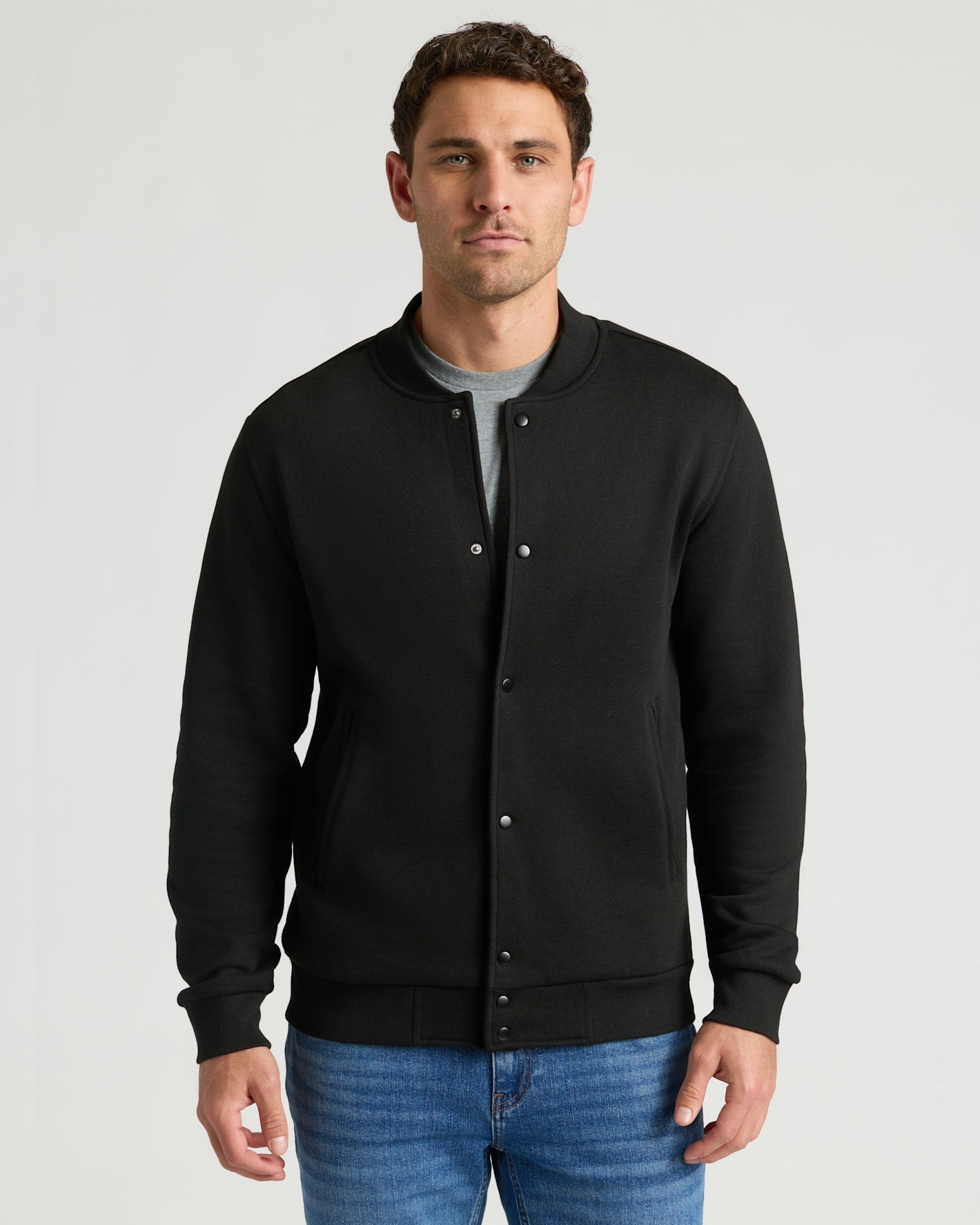 Black & Neptune Bomber Fleece Jacket 2-Pack