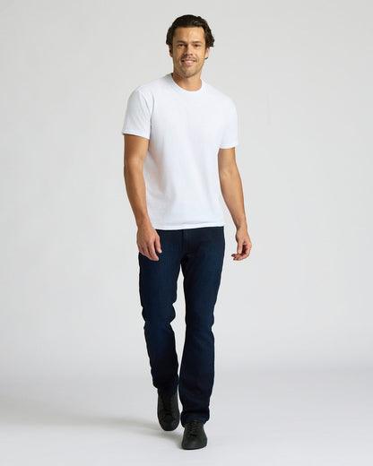 Black & White Short Classic Crew Neck 6-Pack