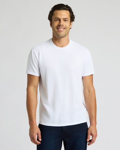 Black & White Short Classic Crew Neck 6-Pack