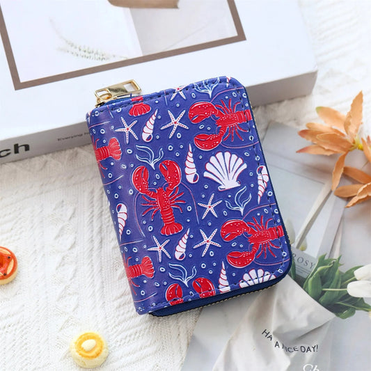 Art Paint Mini Wallet - Lobster