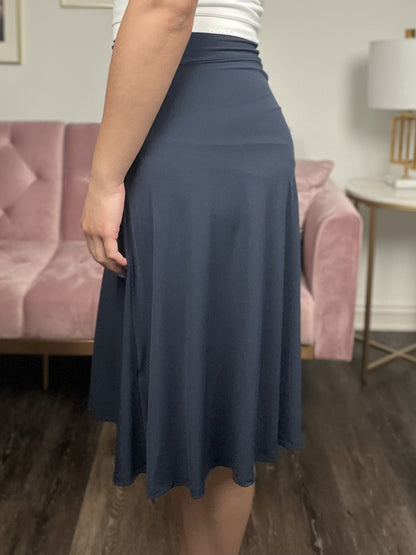 New Addiction Women's A-Line Straight Hemline Skirt