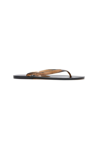 Dean Jelly Thong Sandals Chocolate