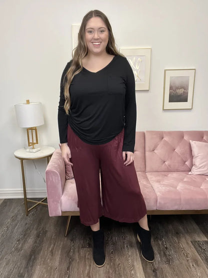 Secret Crush Women's Smocked Waist Pants