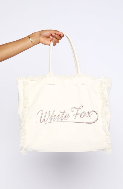 Addyson Beach Tote Bag Cream