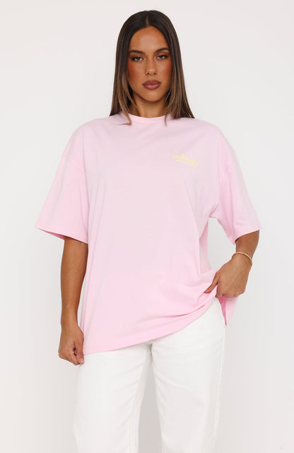 Amalfi Moments Oversized Tee Pink