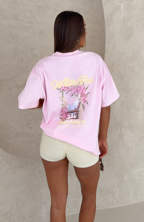 Amalfi Moments Oversized Tee Pink