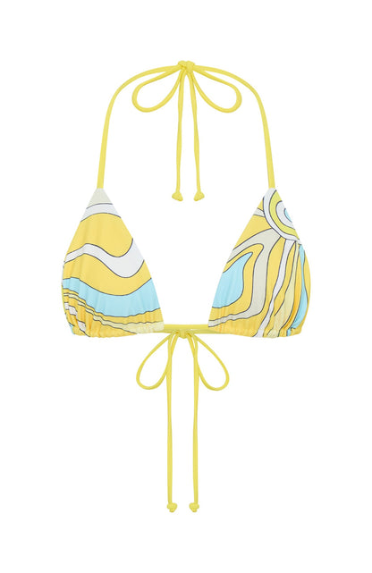 Coolum Reversible Bikini Top Lemontini Fizz