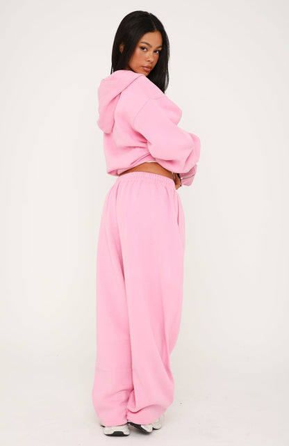 Core Classic Barrel Leg Sweatpants Pink