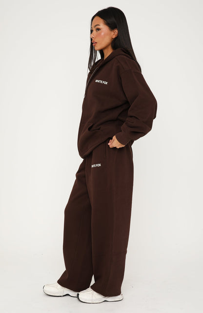 Core Classic Barrel Leg Sweatpants Chocolate