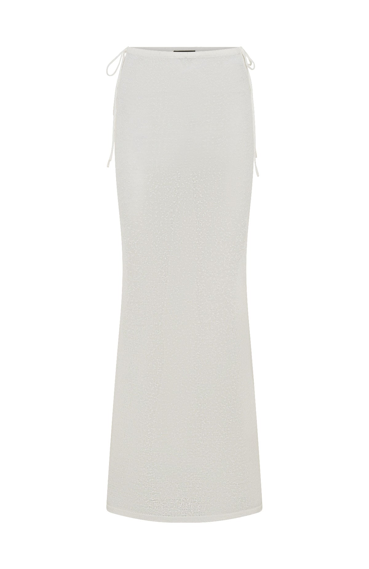 Costa Del Sol Knit Maxi Skirt White
