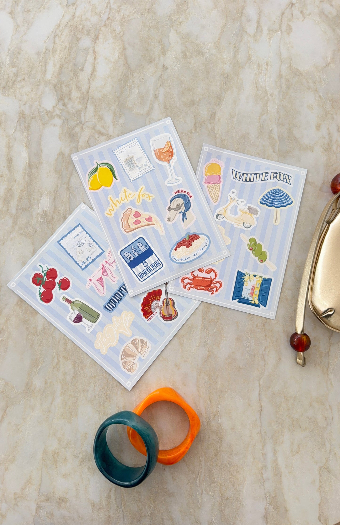Euro Summer Sticker Pack Mixed