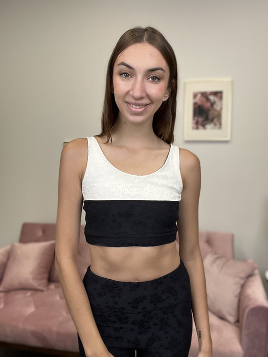 Half and Half Women's Sports Bra
